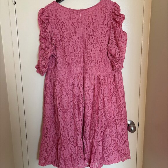 Pink Lace Torrid Dress - Picture 2 of 3